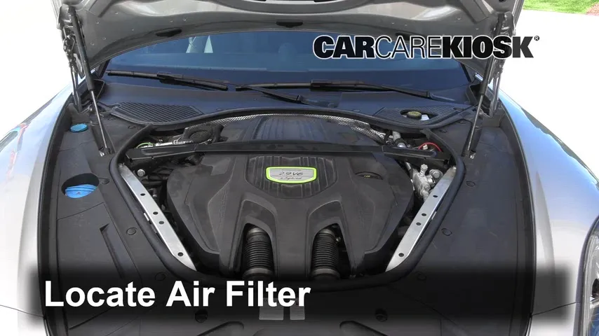 2018 Porsche Panamera 4 E-Hybrid 2.9L V6 Turbo Air Filter (Engine) Replace